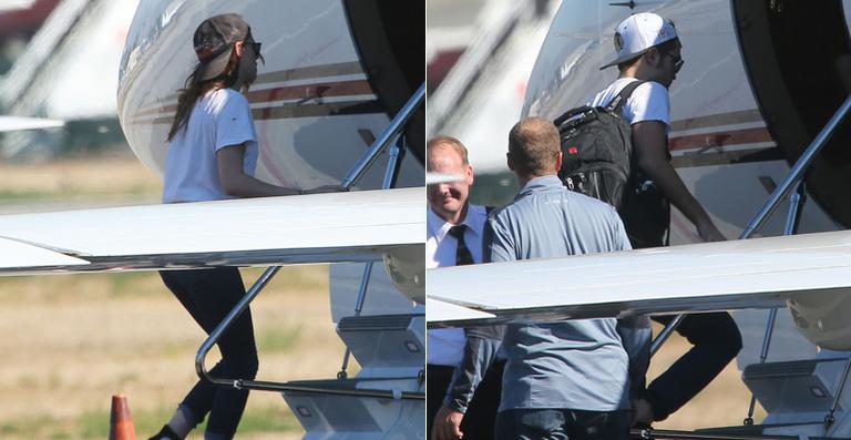 Kristen Stewart e Robert Pattinson viajam juntos para divulgar ‘Amanhecer – Parte 2’
