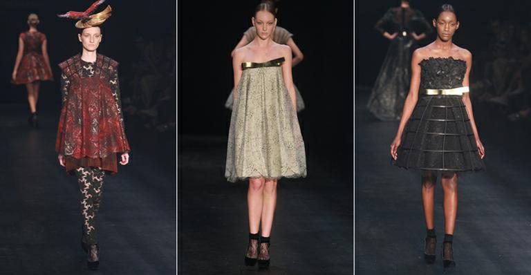 Acquastudio abusa das rendas em desfile no Fashion Rio