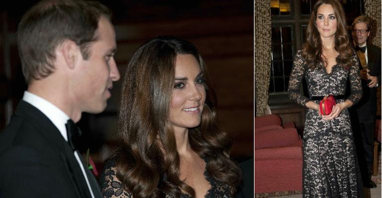 Príncipe William e Kate Middleton lembram época de faculdade em jantar beneficente