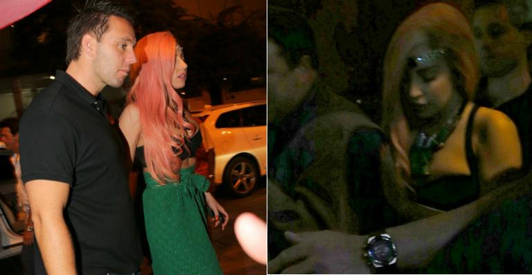 Lady Gaga vai a churrascaria carioca