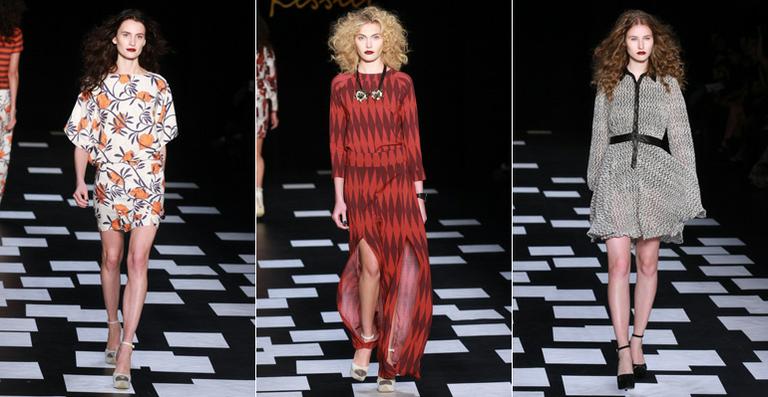 Tecidos leves no desfile da grife Nica Kessler