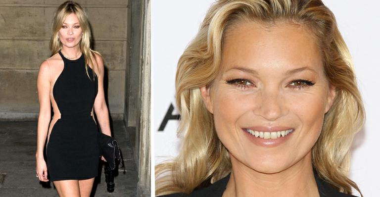‘Tinha as pernas curtas e dentes separados’, afirma Kate Moss sobre adolescência