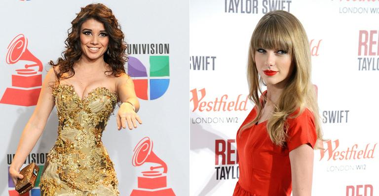 Taylor Swift e Paula Fernandes doam violão para o Teleton 2012