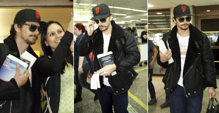 James Franco desembarca em São Paulo
