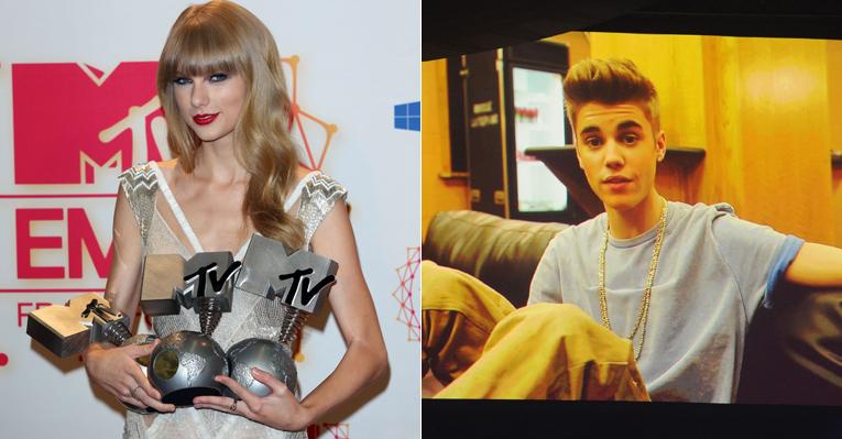Taylor Swift e Justin Bieber empatam em número de prêmios no EMA 2012: três