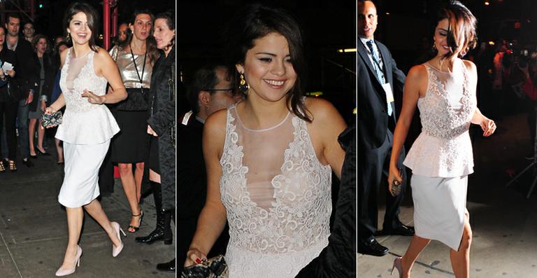 Selena Gomez aparece sorridente após fim de namoro