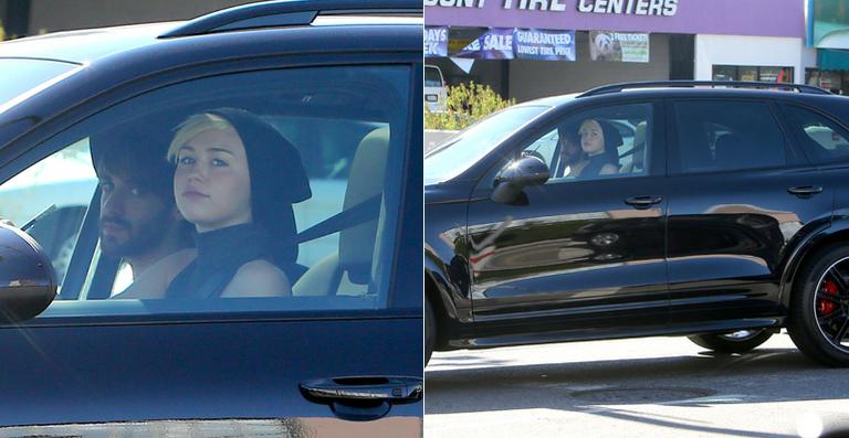 Miley Cyrus dá uma volta com o seu novo ‘brinquedinho’: um Porsche