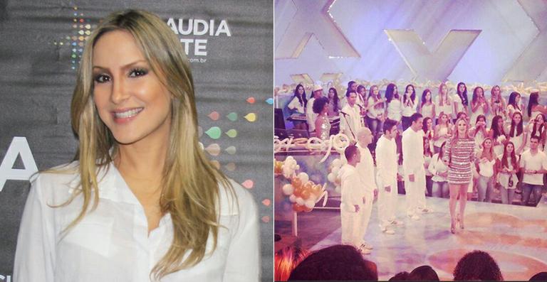 Claudia Leitte grava o ‘TV Xuxa’ e fala da personalidade dos filhos