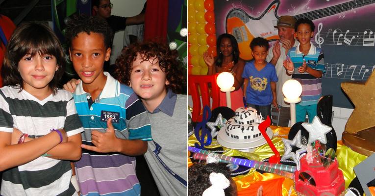 Na presença de amigos famosos, Nicollas Paixão comemora seus 10 anos