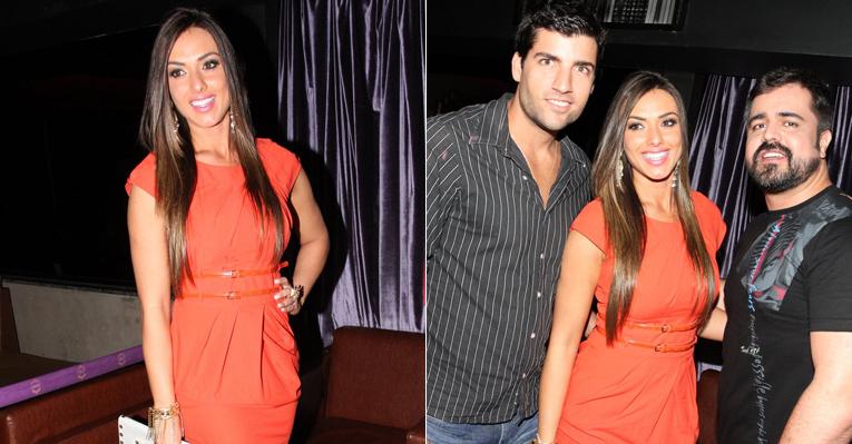 Ao lado de amigos e da mãe, Nicole Bahls comemora aniversário no Rio