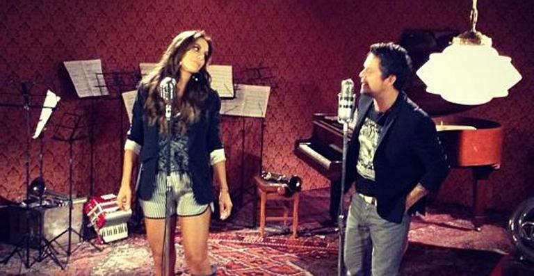 Ivete Sangalo e Alejandro Sanz gravam clipe de ‘No Me Compares’