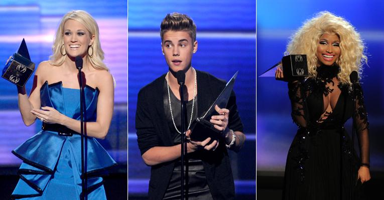 Confira a lista completa dos vencedores do American Music Awards 2012