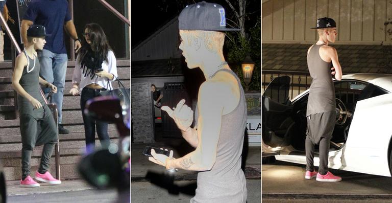 Selena Gomez não deixa Justin Bieber entrar em sua casa após briga