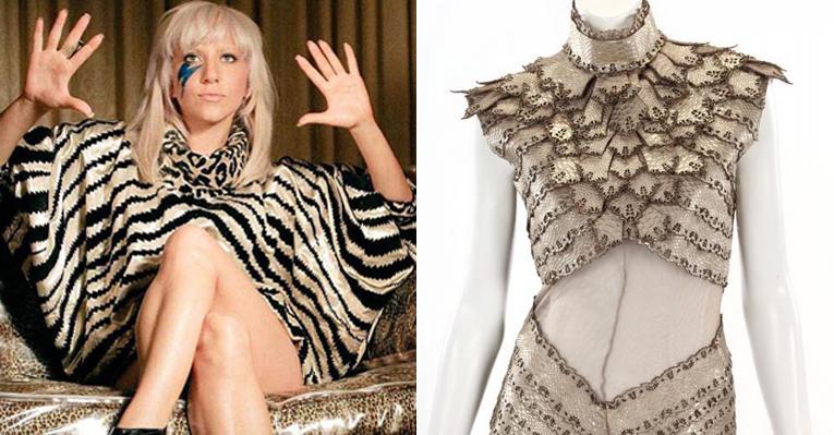 Lady Gaga leiloará vestido manchado de sangue