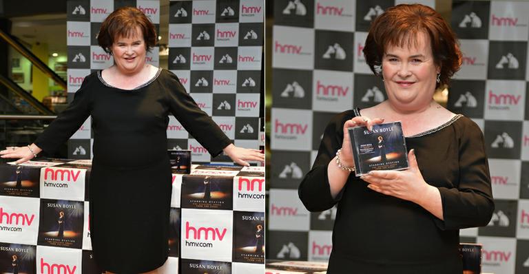Susan Boyle lança novo CD em sessão de autógrafos na Escócia