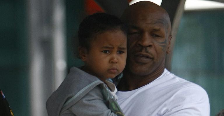 Mike Tyson e sua pequena Milan
