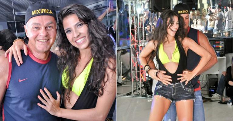 Kadu Moliterno volta a dançar com bailarina do ‘Domingão do Faustão’