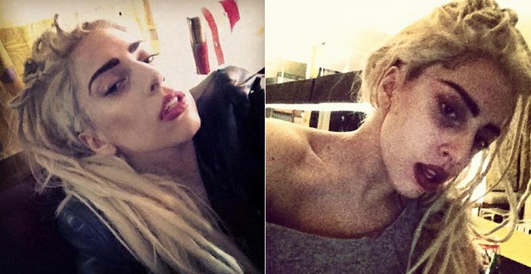 Lady Gaga volta a ser loira e faz dreads no cabelo