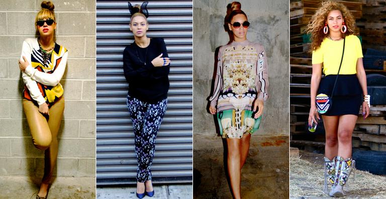 Fashionista: Beyoncé mostra looks em Tumblr