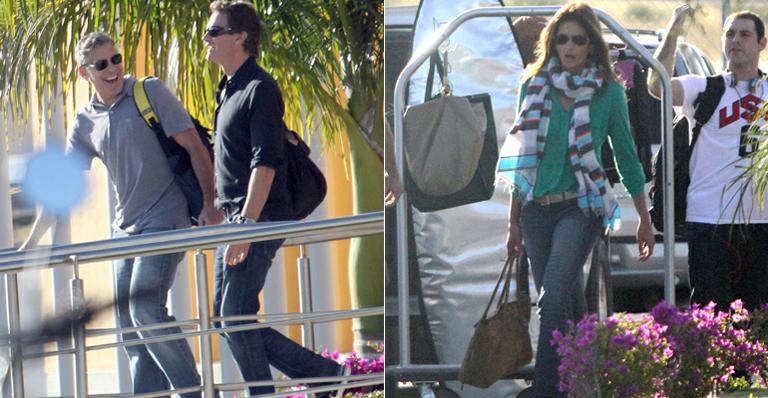 Ao lado de suas famílias, George Clooney e Cindy Crawford curtem feriado juntos no México