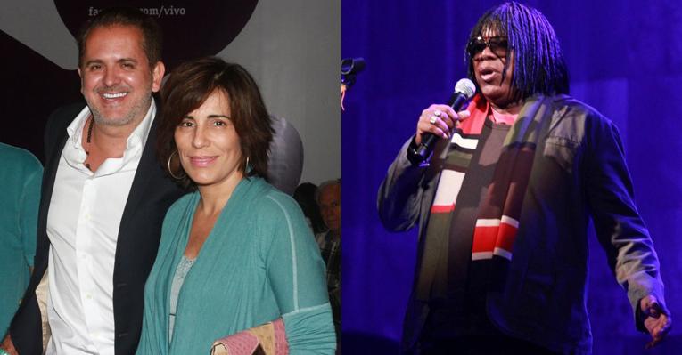 Acompanhada do amado, Gloria Pires prestigia show de Milton Nascimento no Rio