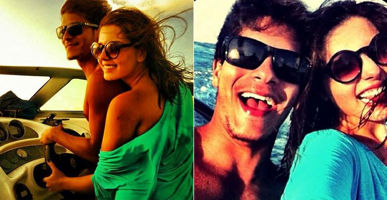Giovanna Lancellotti e Arthur Aguiar: clima de romance no nordeste