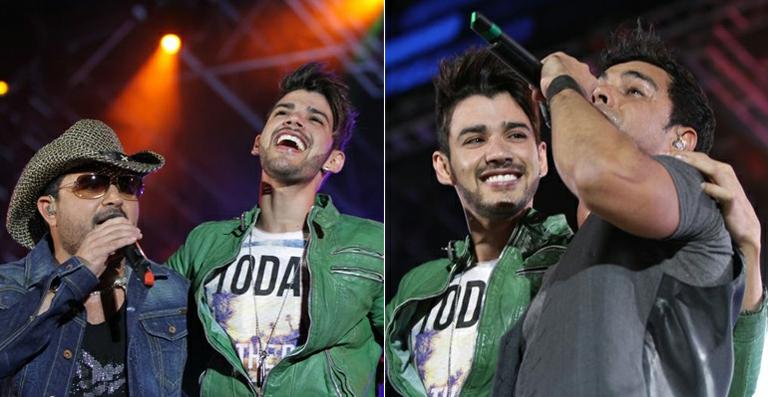 Gusttavo Lima canta em show de Zezé Di Camargo e Luciano pela primeira vez
