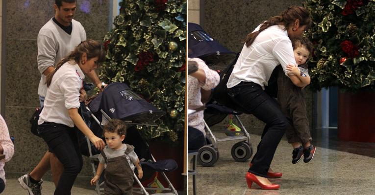 Com marido e filho, Daniele Suzuki curte passeio em família