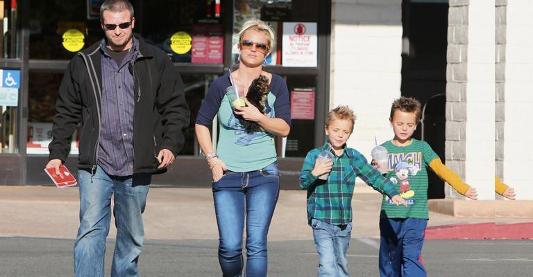 Britney Spears mãe no dia a dia