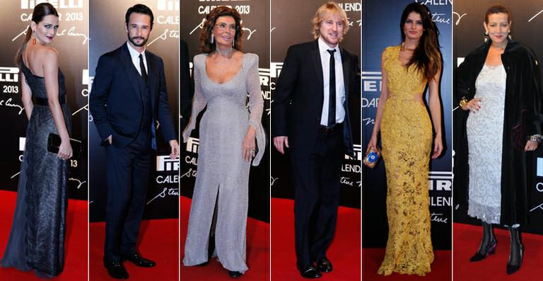 Sophia Loren, Owen Wilson e outros famosos prestigiam lançamento de calendário