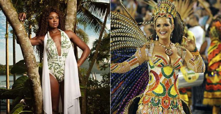 Rainha de bateria da Imperatriz, Cris Vianna não quer substituir Luiza Brunet