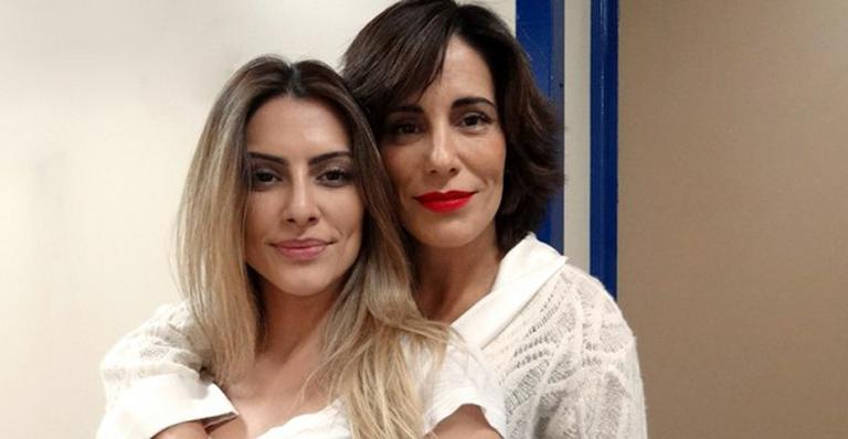 Cleo Pires visita Gloria Pires em estúdio de ‘Guerra dos Sexos’