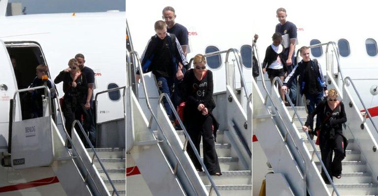 Madonna desembarca no Rio de Janeiro para show da ‘MDNA Tour’