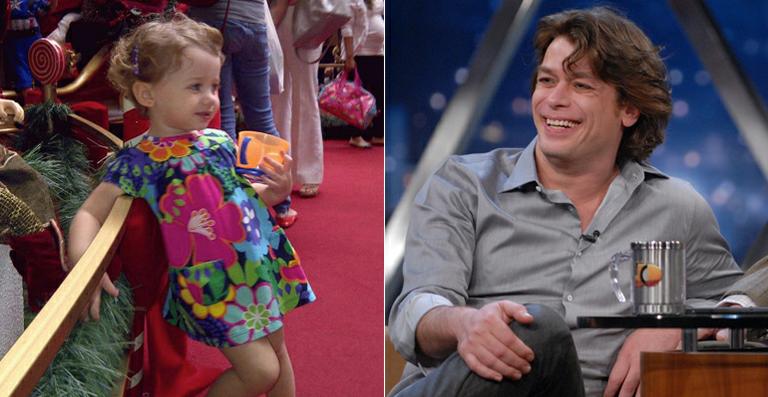 Fabio Assunção mostra foto da filha em clima de Natal