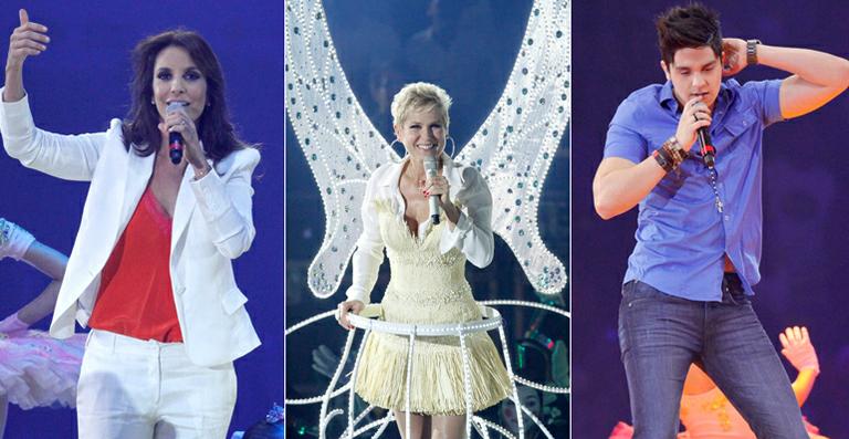 Ivete e Luan Santana participam do Natal Mágico de Xuxa