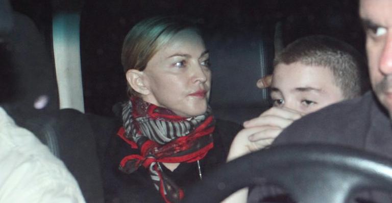 Madonna visita a casa de Luciano Huck e Angélica