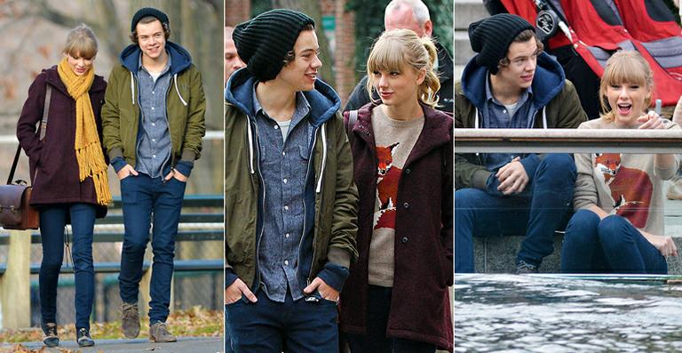 Taylor Swift e Harry Styles em tarde romântica no Central Park