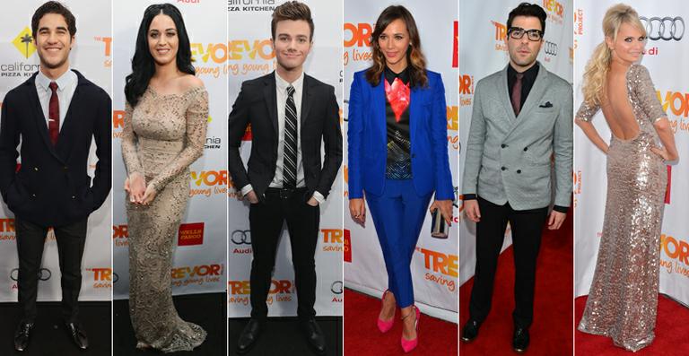 Katy Perry e astros de séries prestigiam premiação em prol da causa gay