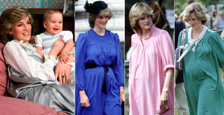 Relembre o estilo de Lady Di quando estava grávida