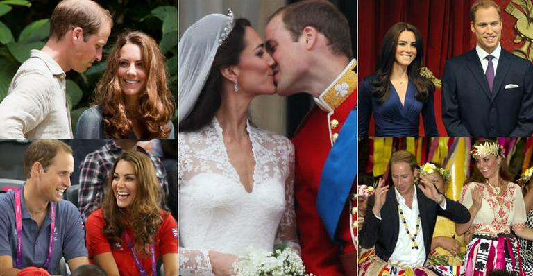 Veja imagens dos futuros papais príncipe William e Kate Middleton