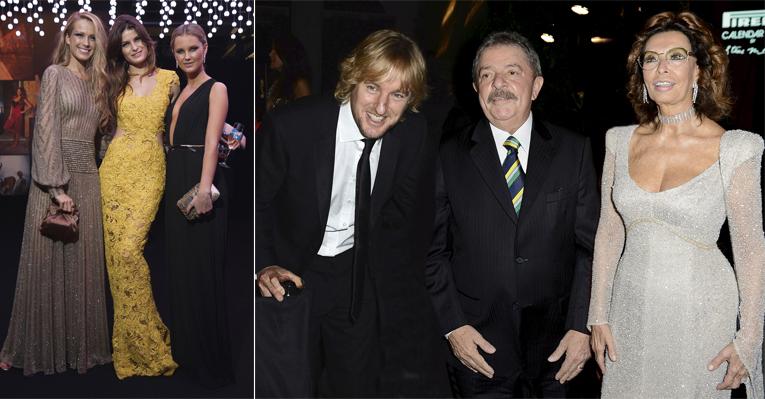 Sophia Loren e Lula reunidos em noite de gala