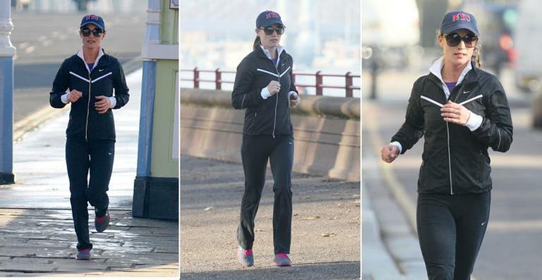 Pippa Middleton corre pelas ruas de Londres