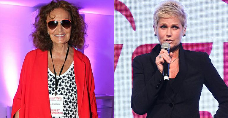Diane Von Furstenberg e Xuxa conferem evento sobre as mulheres ao lado de outras personalidades