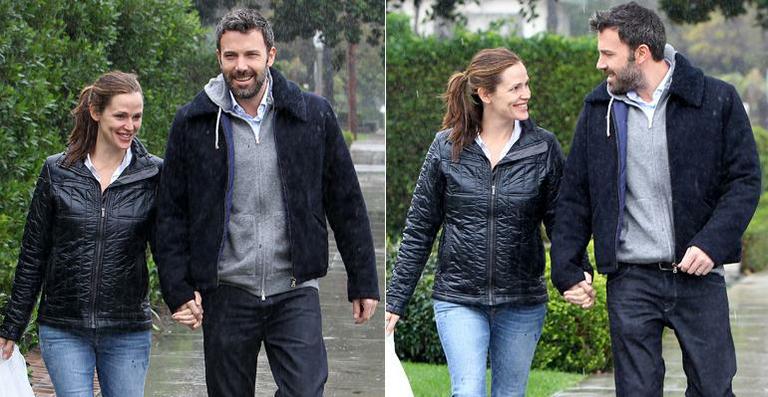 Ben Affleck e Jennifer Garner passeiam juntos e esfriam rumores de separação