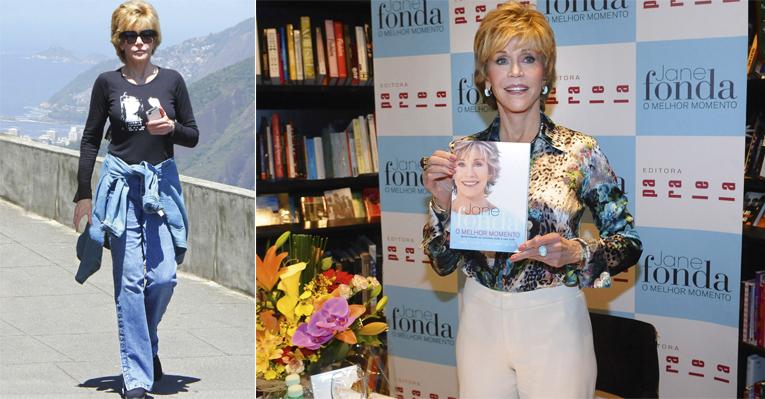 Os bons momentos de Jane Fonda no Brasil