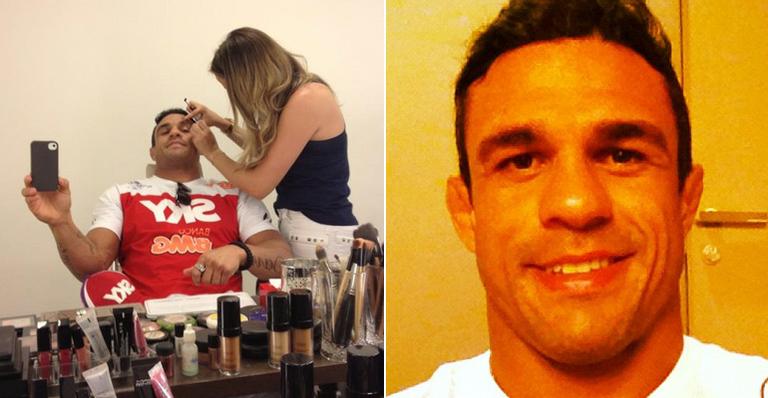 Vaidoso, lutador Vitor Belfort vai a salão de beleza para fazer a sobrancelha