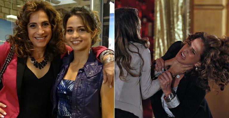 Totia Meirelles queria apanhar de verdade em cena de surra de Wanda em ‘Salve Jorge’