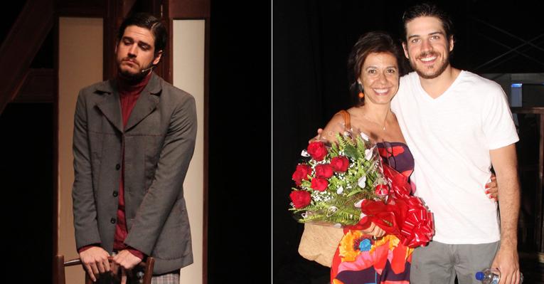 Com a mãe na plateia, Marco Pigossi estreia peça no Festival Internacional de Teatro