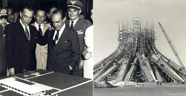 Veja imagens históricas de Brasília, capital que eternizou a obra de Oscar Niemeyer