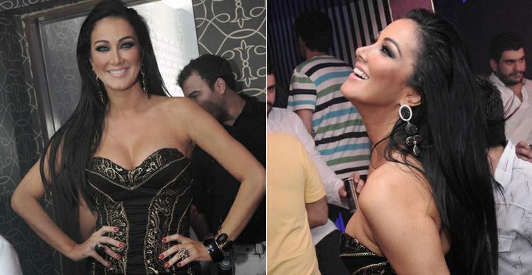 Helen Ganzarolli curte outra noite sozinha